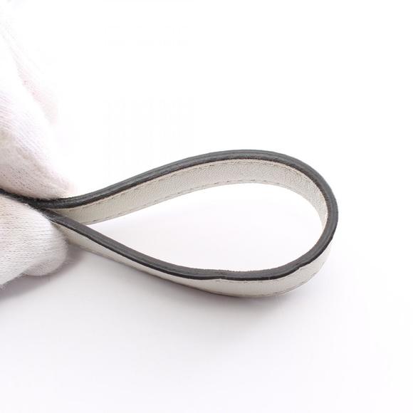 Celine Small Soft Cube Leather Shoulder Bag Green White - Picture 10 of 10